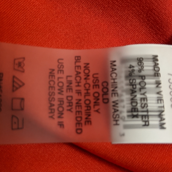 Chaus red/coral top sleeveless top - Picture 3 of 5